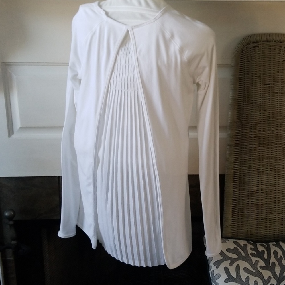 Making Moves long sleeve white top